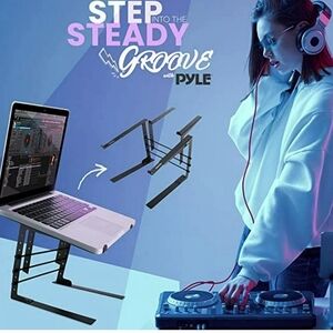 Black Adjustable Laptop Stand